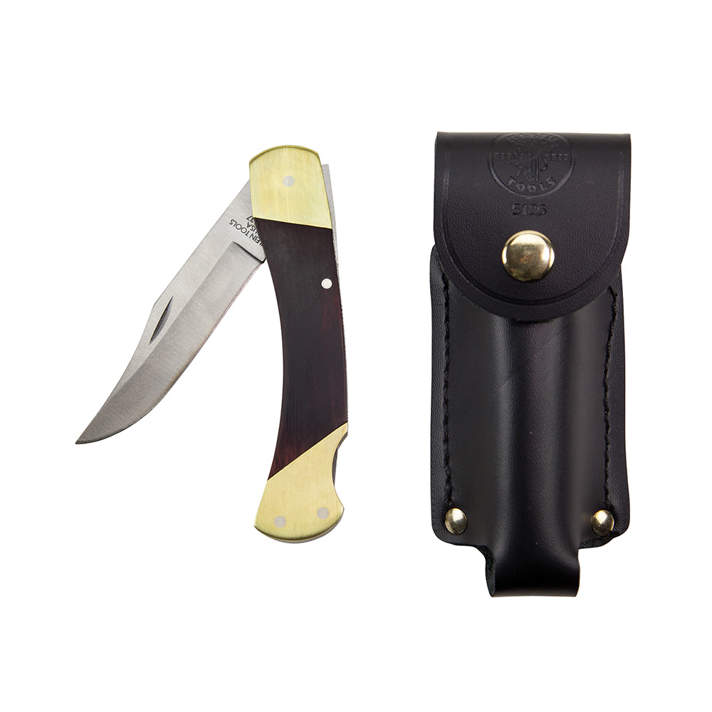 Klein 44037 Sportsman Knife, 3-3/8-Inch Drop Point Blade