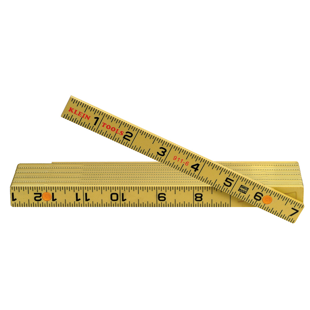 Klein 9116 Fiberglass Folding Rule, Outside Reading