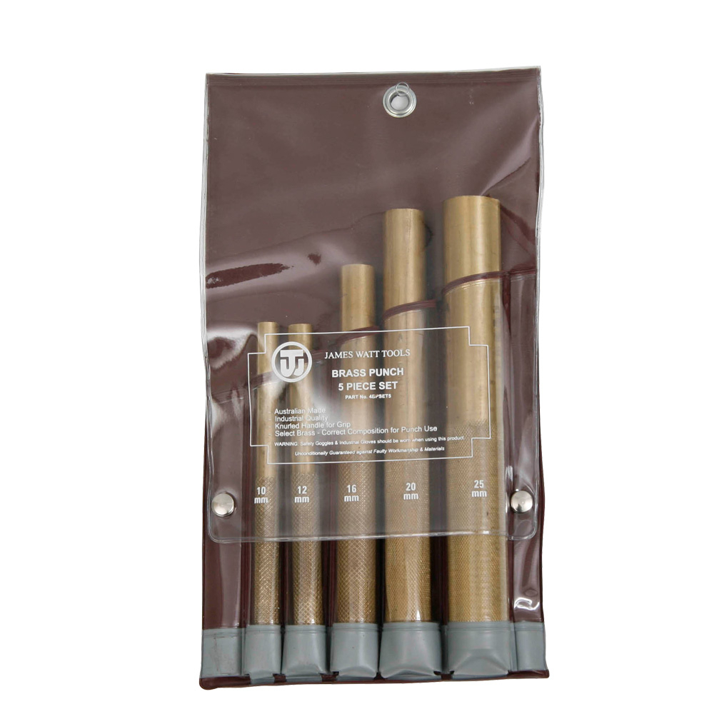 Klein 4BPSET5 Brass Punches 5 Piece Set