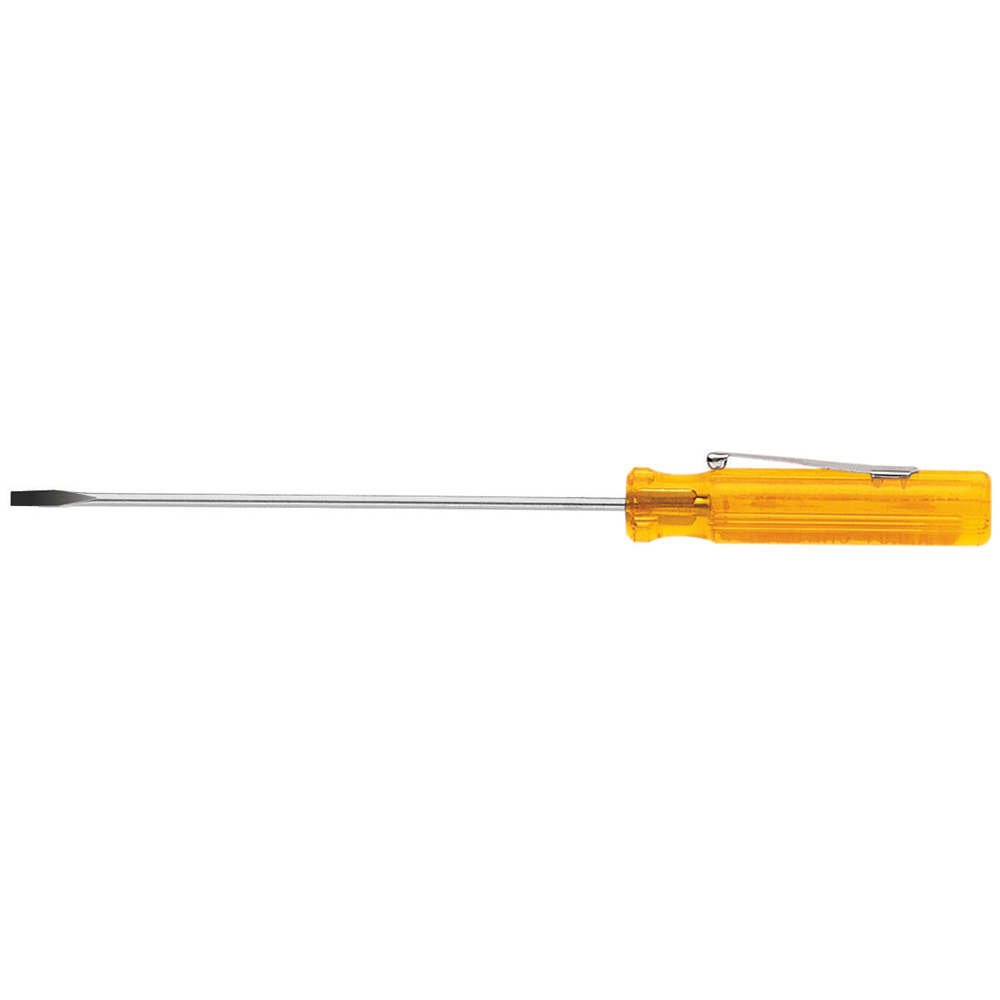 Klein A1302 1/8-Inch Pocket Clip Screwdriver, 2-Inch Round Shank