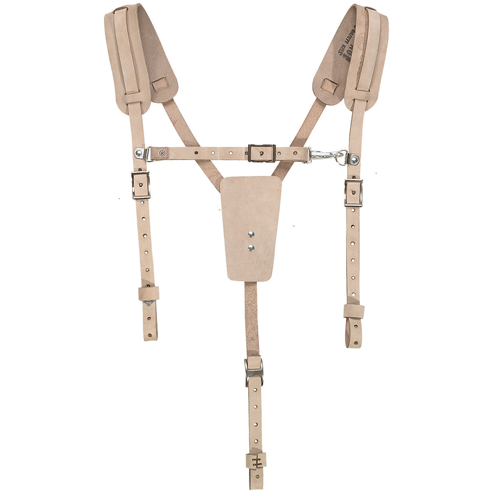 Klein 5413 Soft Leather Work Belt Suspenders