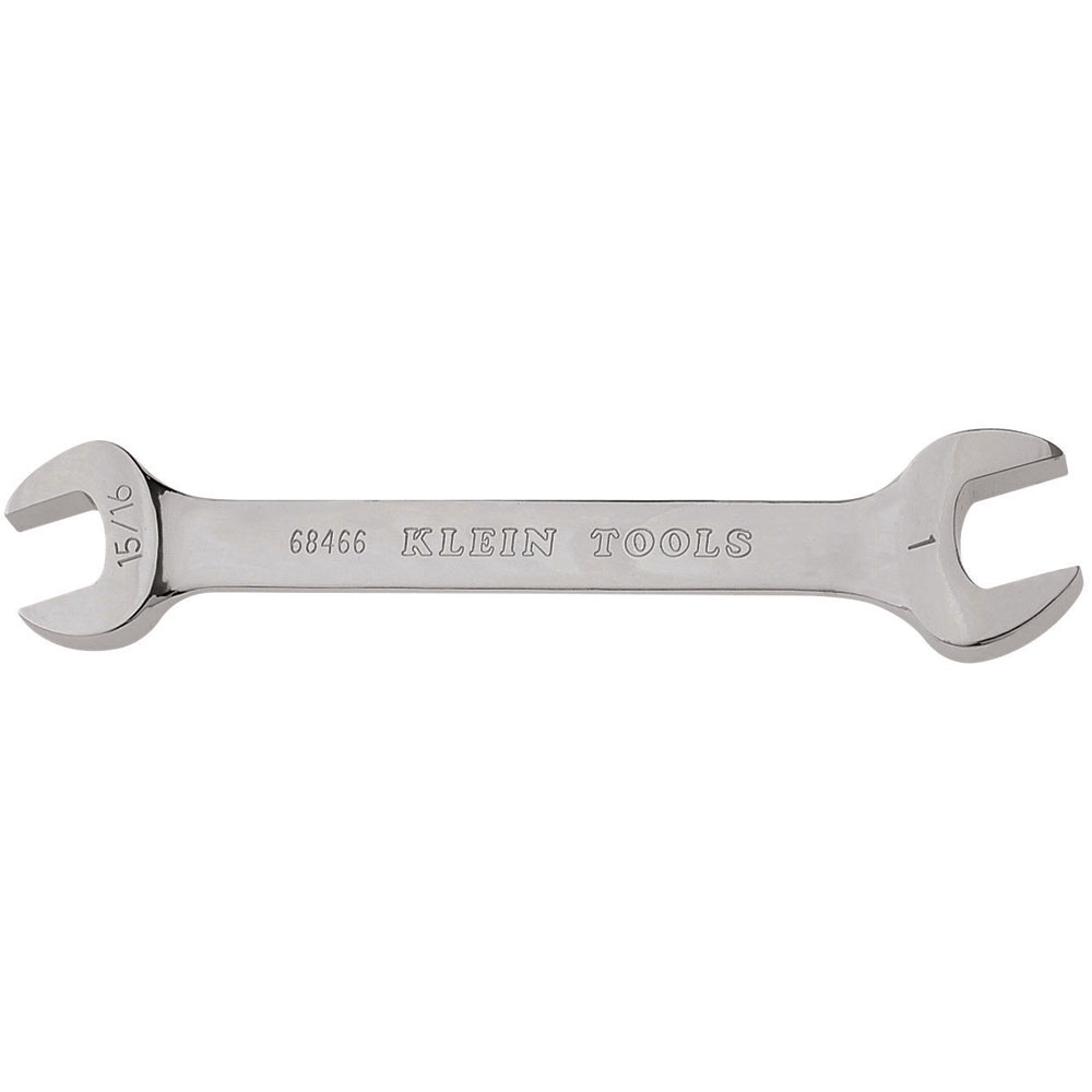 Klein 68466 Open-End Wrench 15/16-Inch and 1-Inch Ends