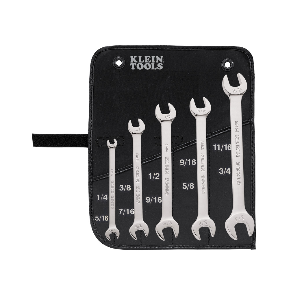 Klein 68450 Open-End Wrench Set, 5-Piece