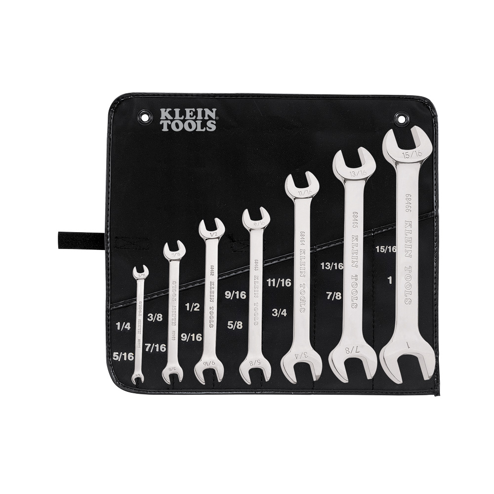 Klein 68452 Open-End Wrench Set, 7-Piece