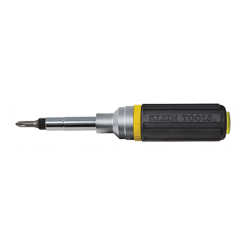 Klein 32558 Multi-Bit Screwdriver / Nut Driver, 6-in-1, Ratcheting