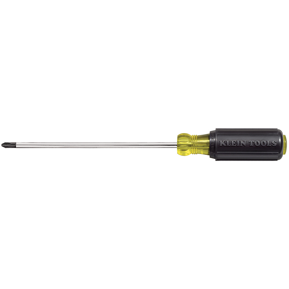 Klein 6037 #2 Phillips Screwdriver, 7-Inch Round Shank