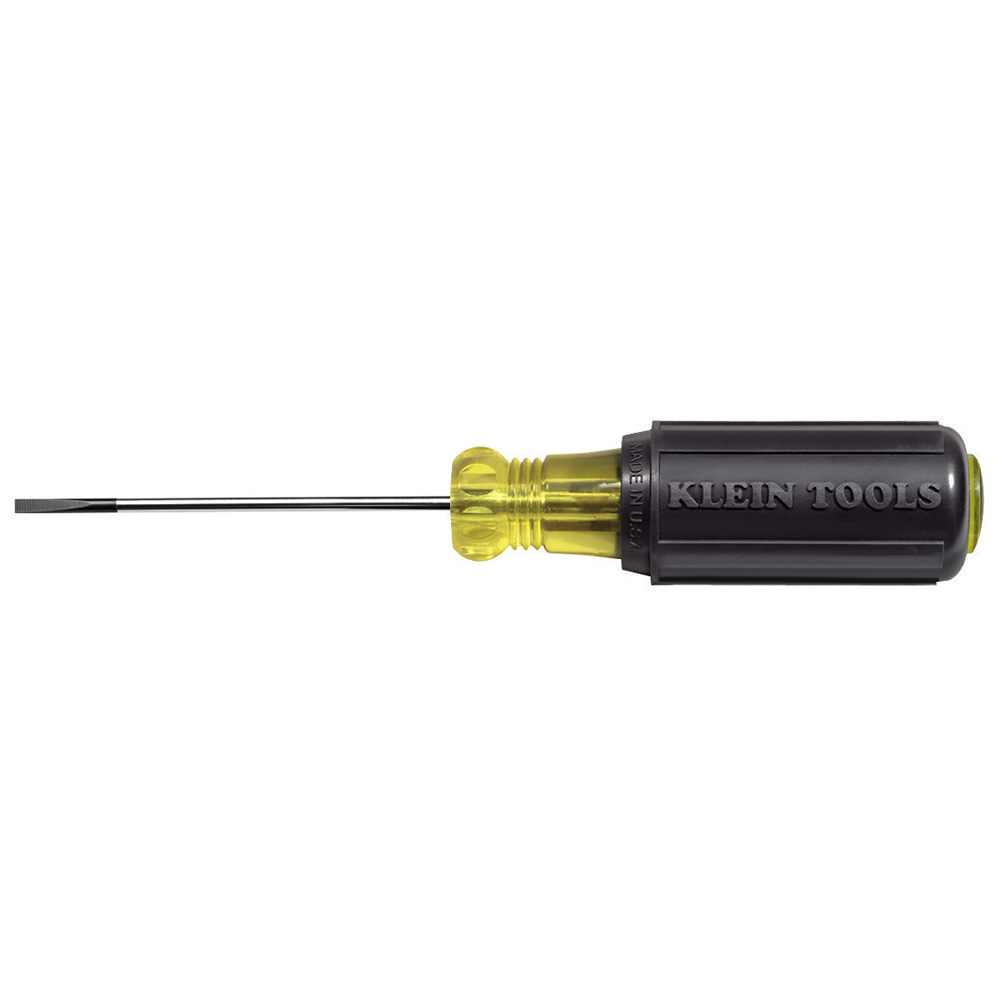 Klein 6124 Terminal Block Screwdriver, 1/8-Inch Cabinet, TB-DIN