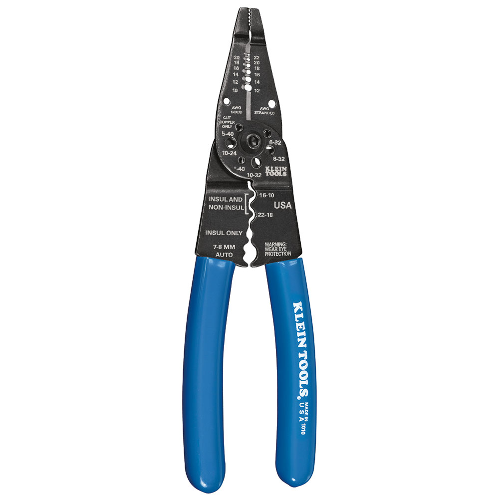 Klein 1010 Long Nose Multi Tool Wire Stripper, Wire Cutters, Crimping Tool