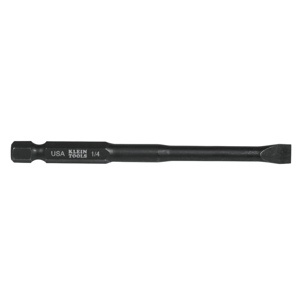 Klein SL14355 1/4-Inch Slotted Power Drivers, 3-1/2-Inch, 5-Pack