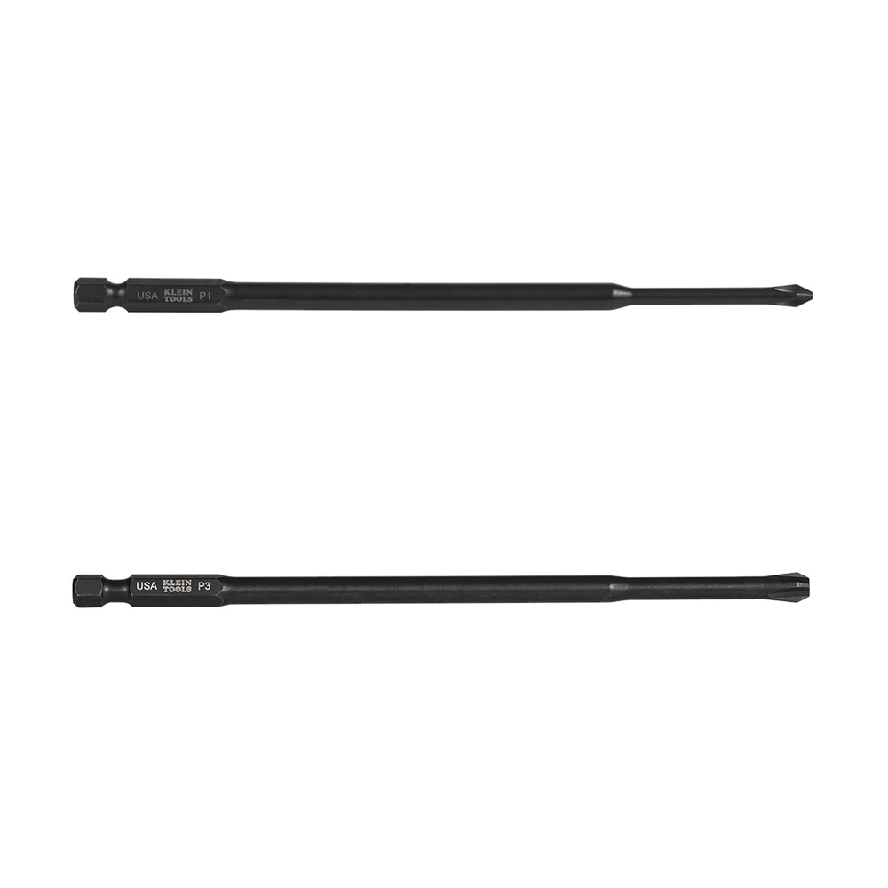 Klein 32235 Multi-bit Set, Power Driver Phillips #1 and #3, 6-Inch