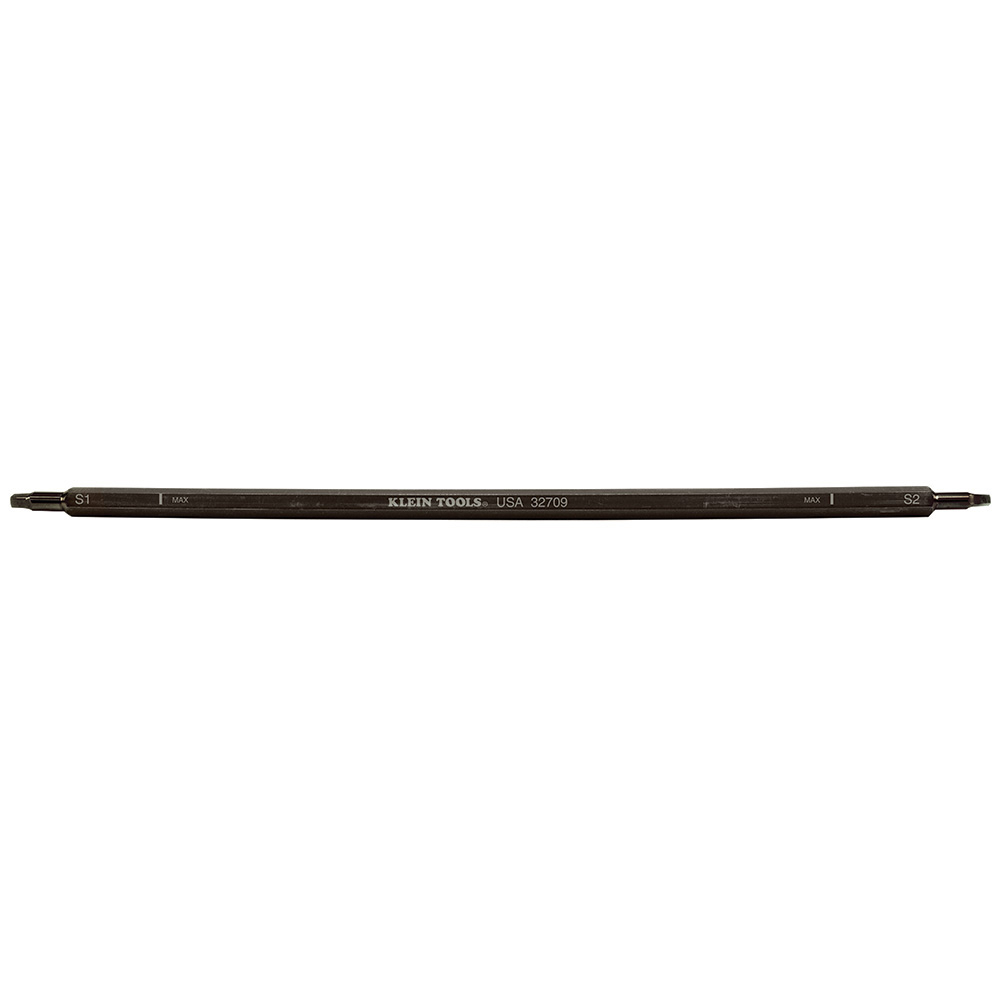 Klein 32709 Adjustable-Length Screwdriver Blade, Square #1, #2