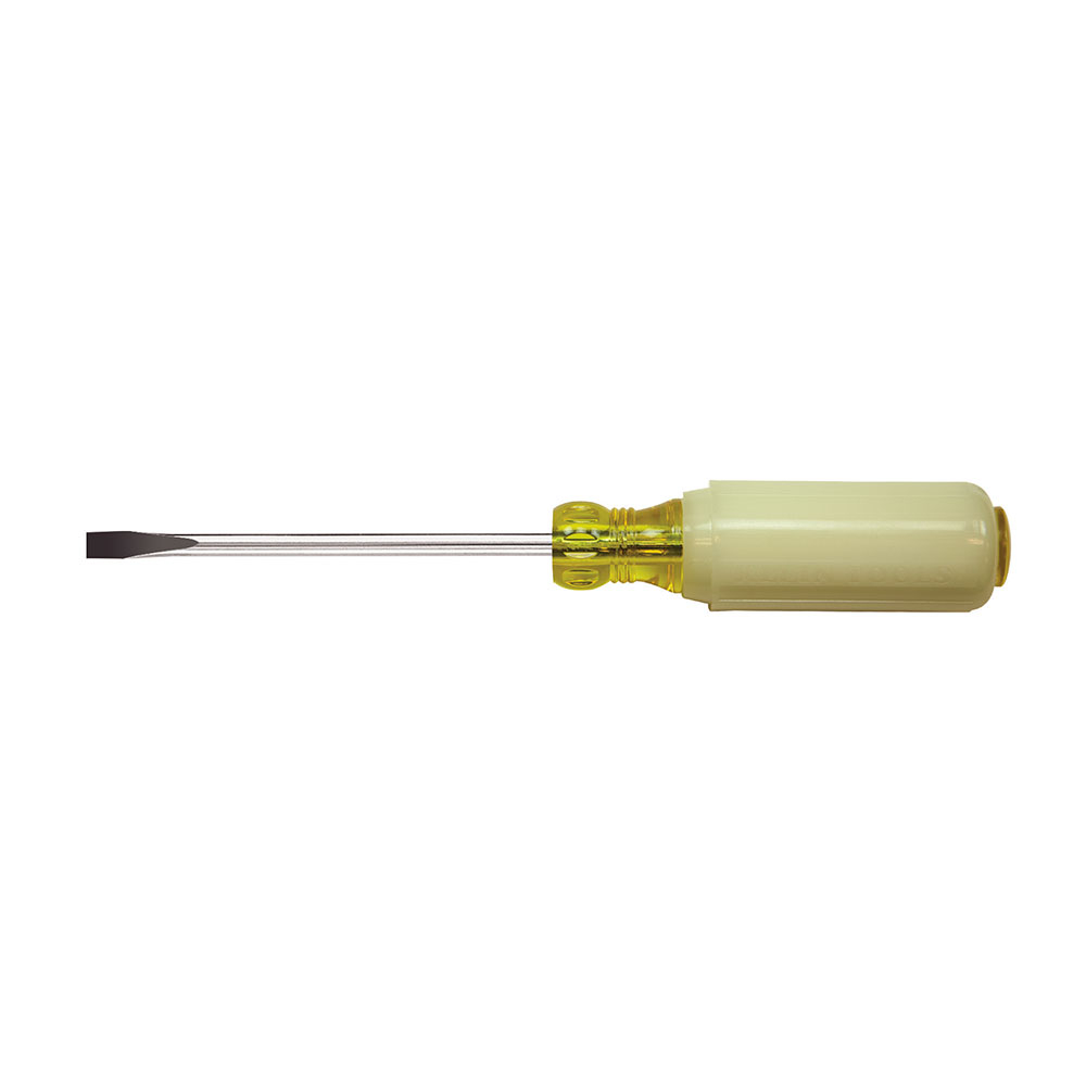Klein 6054GLW High-Visibility 1/4" Cabinet Tip Screwdriver