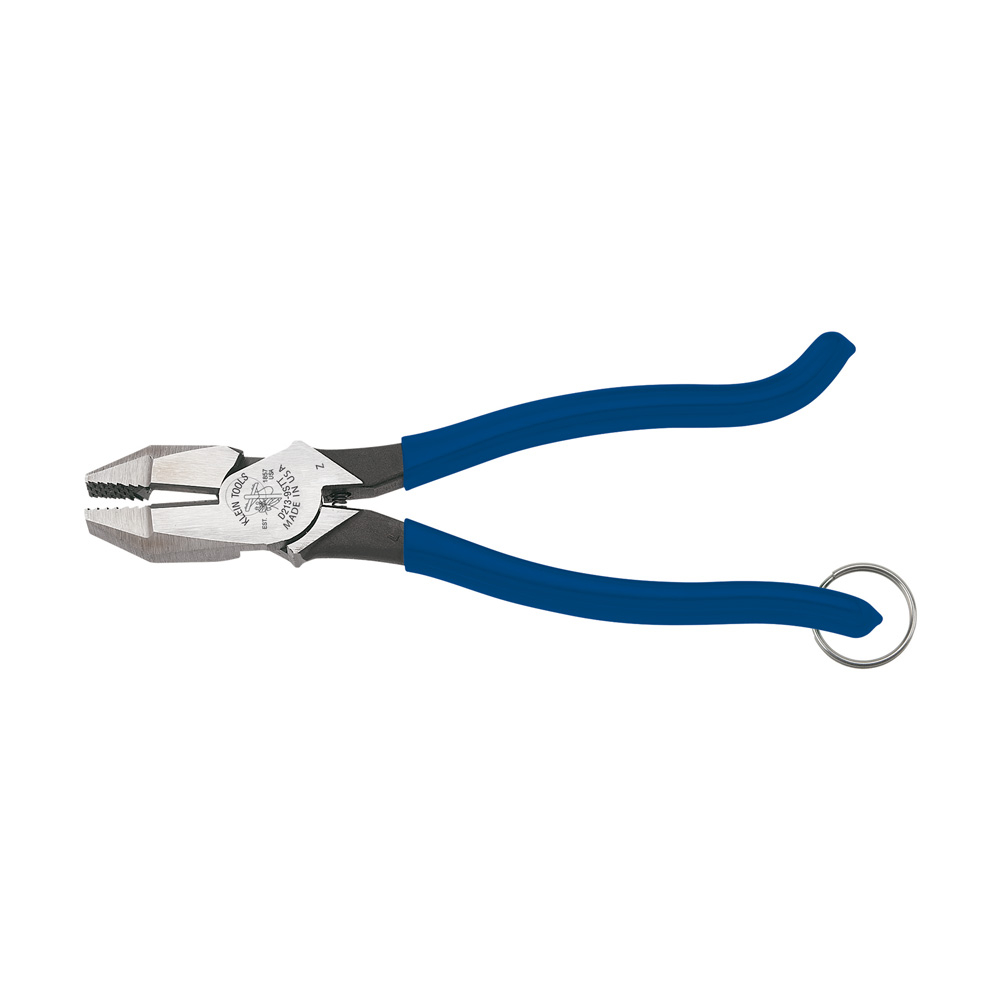 Klein D2139STT Ironworker's Pliers with Tether Ring