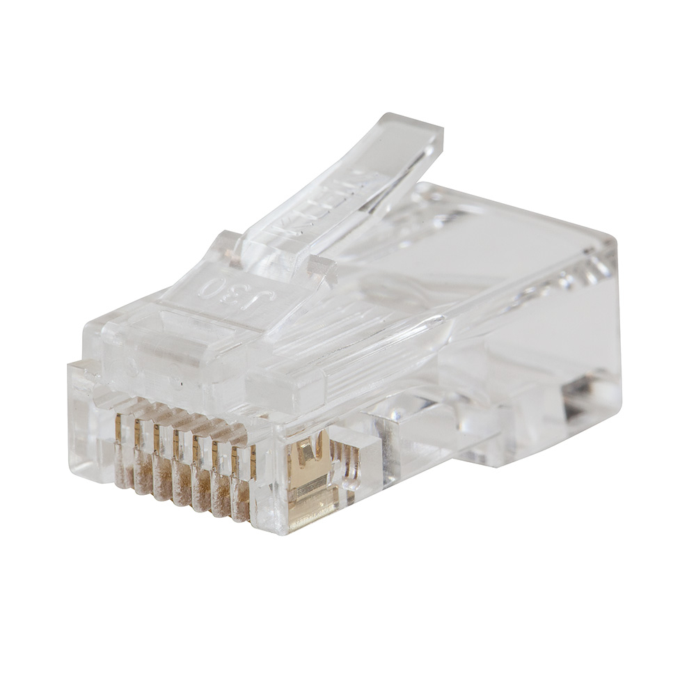 Klein VDV826729 Pass-Thru™ Modular Data Plugs RJ45-CAT6, 10-Pack