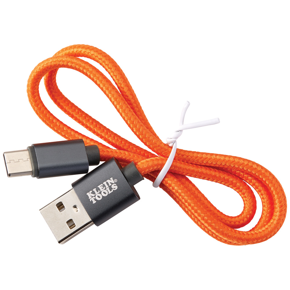 Klein 29202 USB Charging Cable, USB-A to USB-C