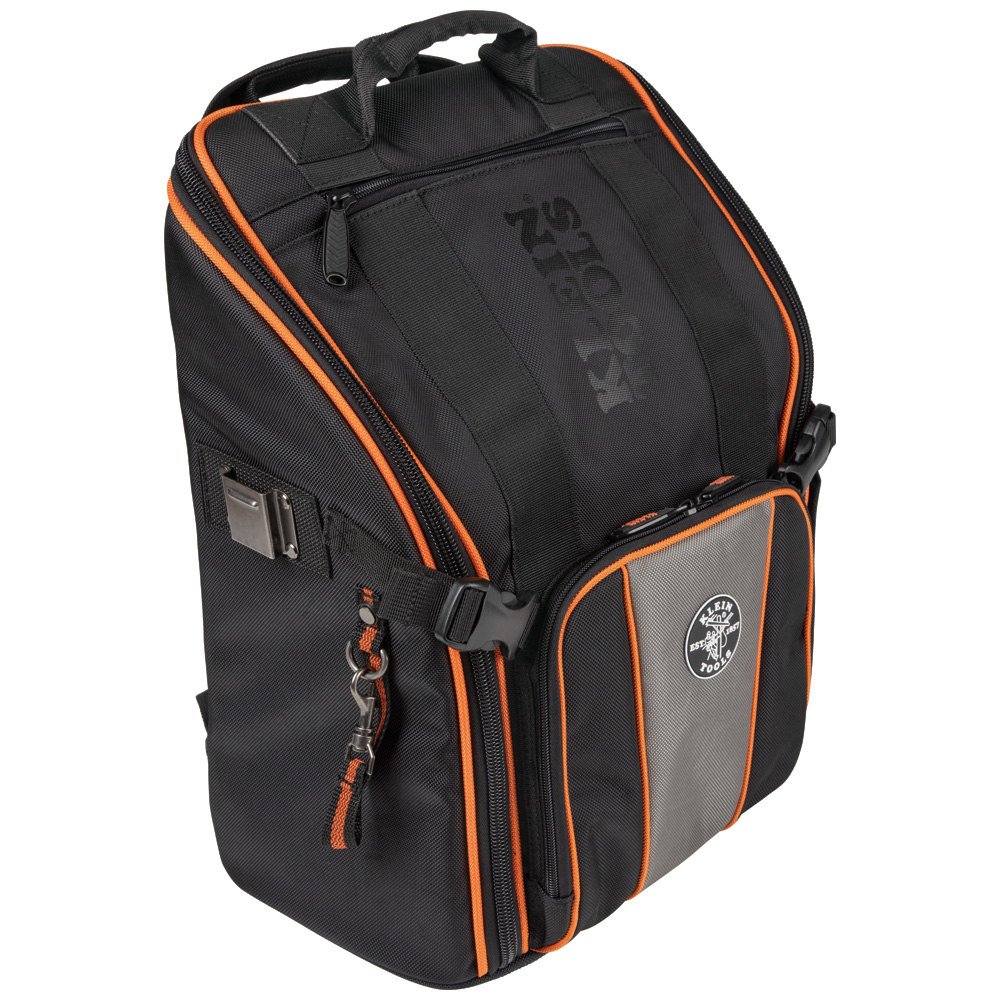 Klein 55655 Tradesman Pro™ Tool Station Tool Bag Backpack with Work Light