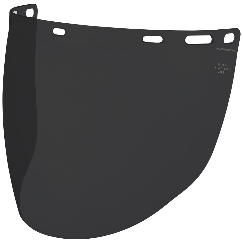 Klein 60477 Replacement Face Shield Lens, Cap Style, Gray Tint