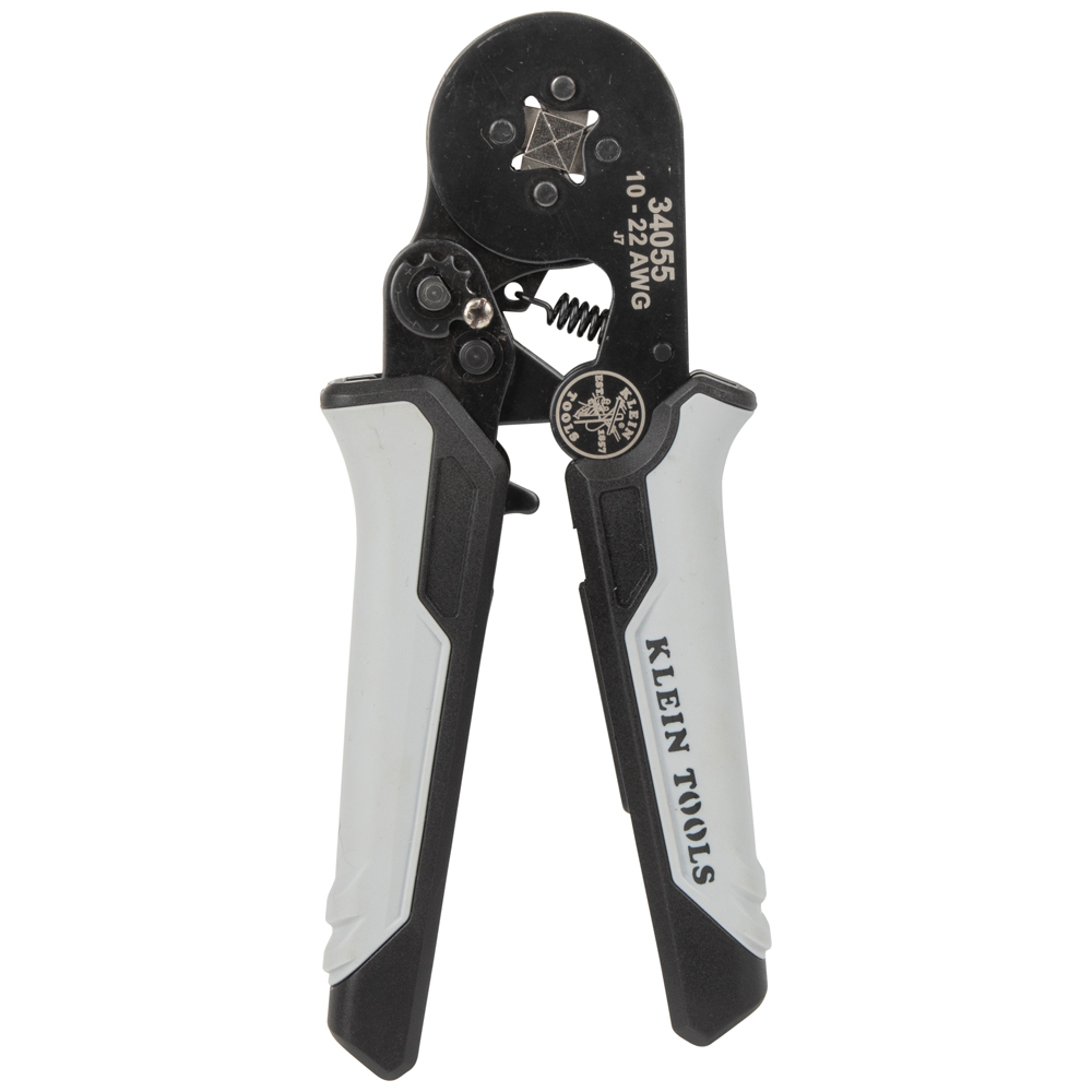 Klein Ratcheting Ferrule Square Crimper, 10 to 22 AWG Wire (34055)