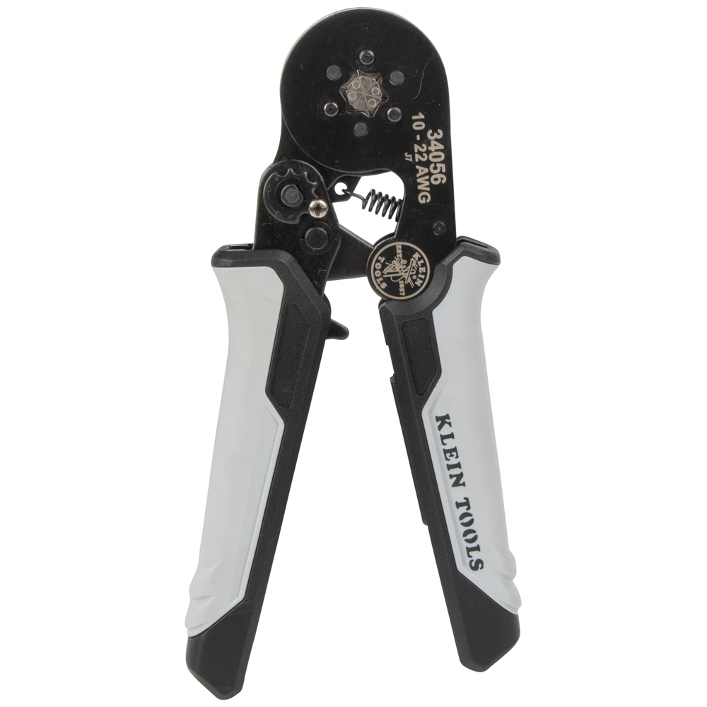 Klein Ratcheting Ferrule Hex Crimper, 10 to 22 AWG Wire (34056)