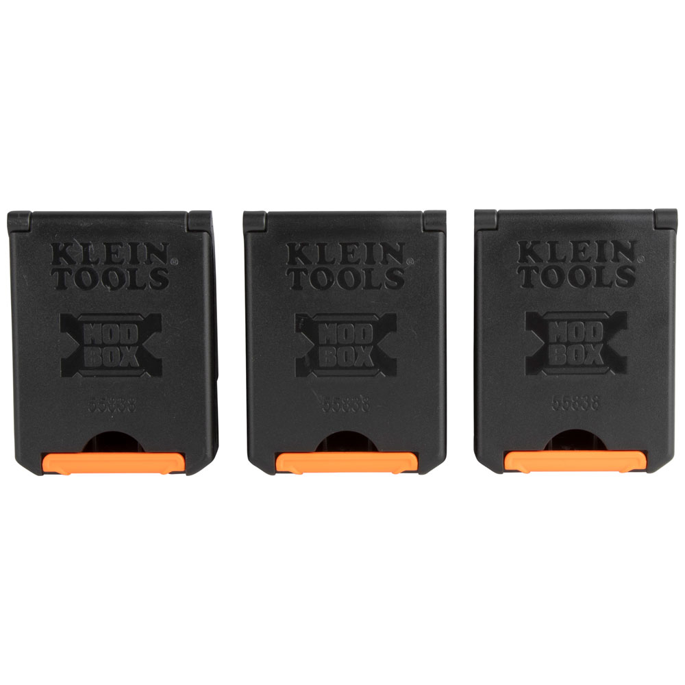 Klein 55838MB MODbox™ Tool Belt Pouch Clips, 3-Pack