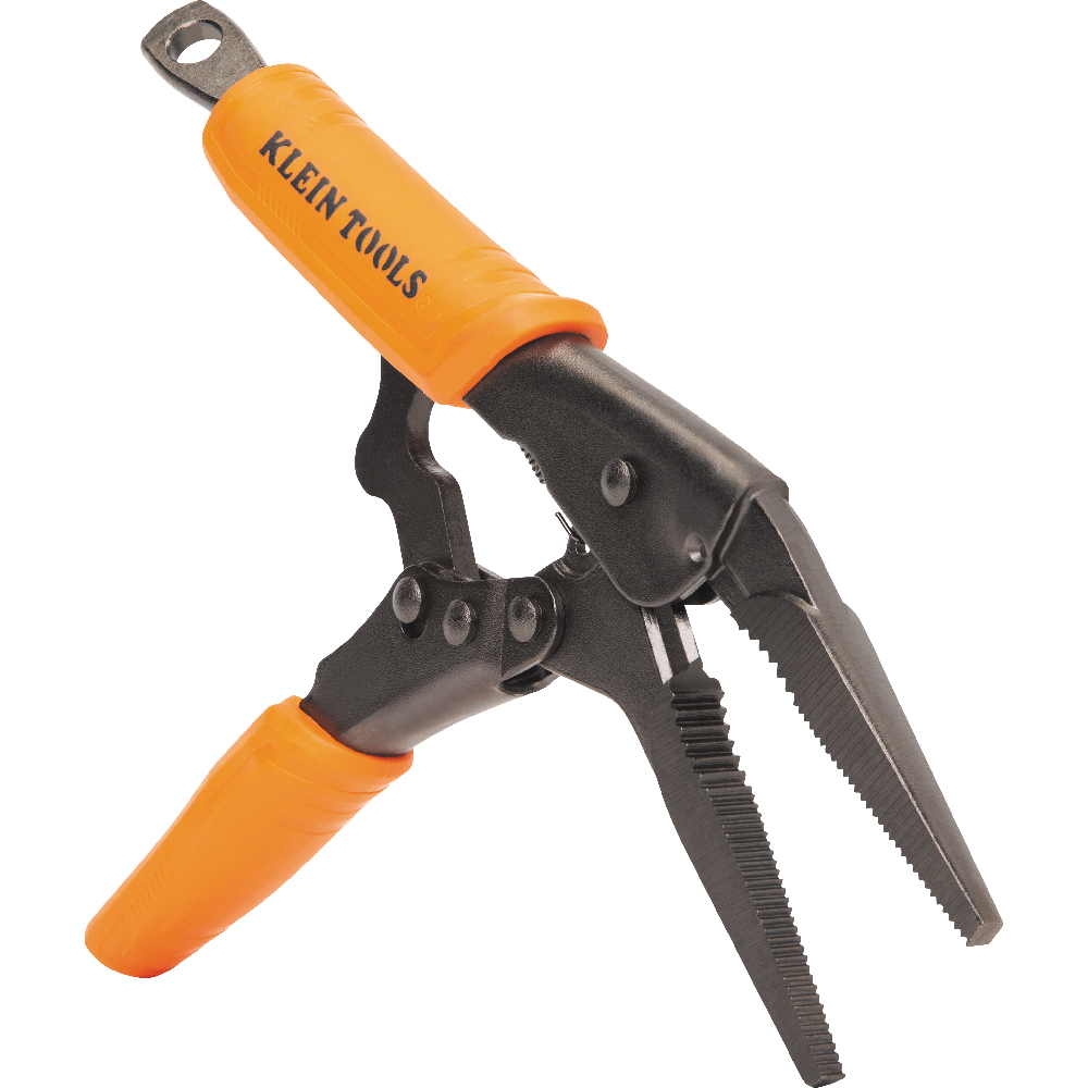 Klein Long Nose Locking Pliers, 9-Inch (38612)