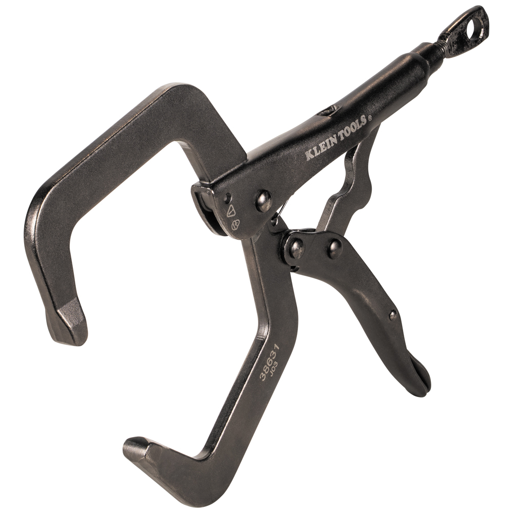 Klein 38631 C-Clamp Locking Pliers With Standard Jaws, 9-Inch