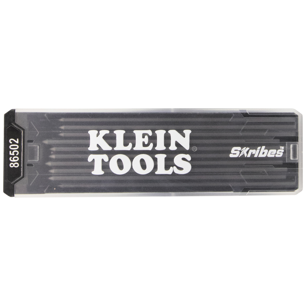 Klein 86502 Skribes™ Replacement Leads, Black, 10-Pack