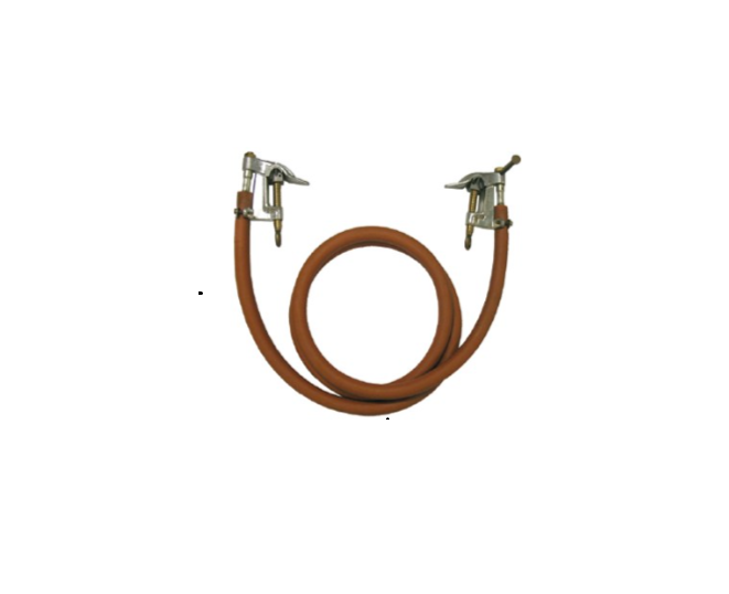 Hastings Personal Ground Jumper 40' 2/0 Yellow w/10376 Smooth Jaw Clamp & 21608 1.5" Flat Face Clamp