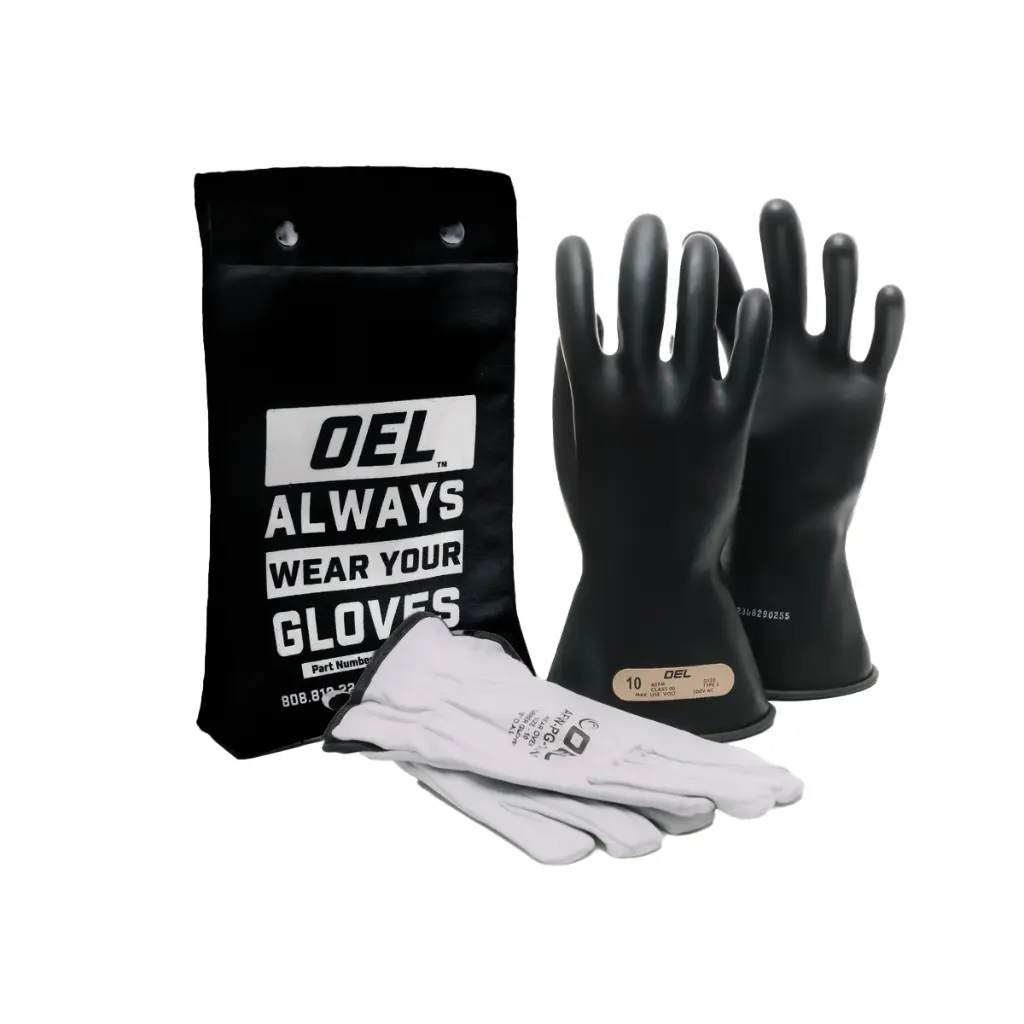 OEL Class 0 Rubber Glove Kit, 11", 1000V