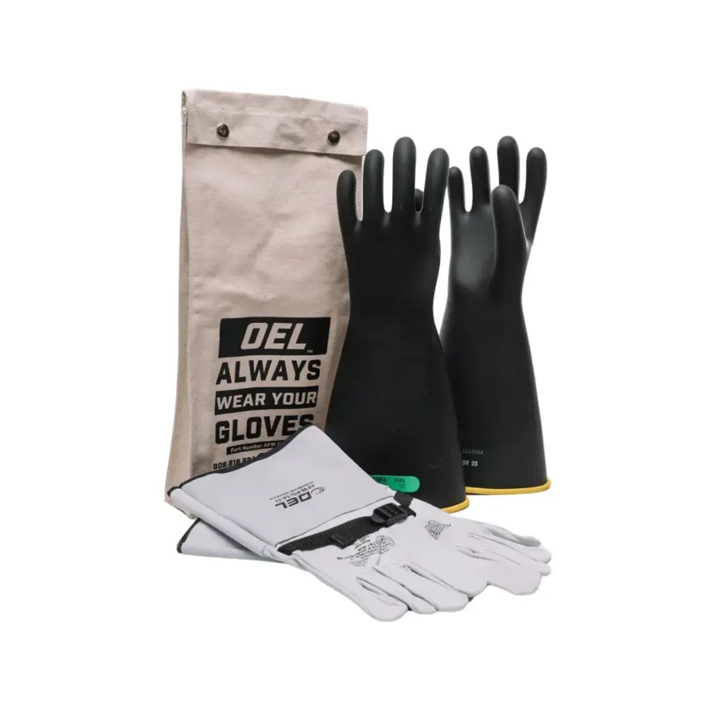OEL Class 3 Rubber Glove Kit, 18", 26500V