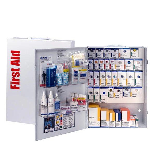 First Aid Only 90829 150 Person XL Metal SmartCompliance First Aid Cabinet without Medications