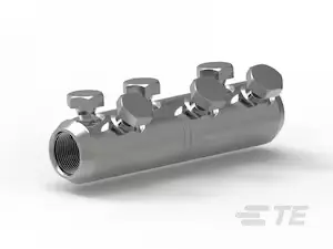 Raychem ASBS-600-750-U Shear Bolt Connector, ≤ 35 kV, Aluminum / Copper Conductor, 600 – 750 kcmil