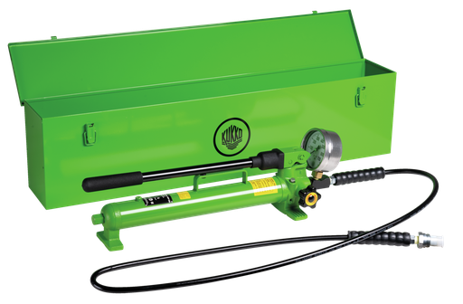 [KKO_YHP-326] KUKKO YHP-326 Hand pump with hose, pressure gauge, metal case
