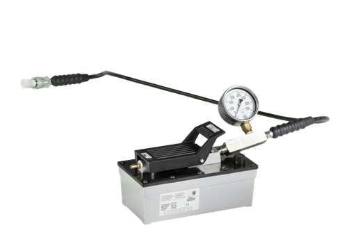 [KKO_YPP-525] KUKKO YPP-525 Pneumatic, hydraulic pump with pressure gauge, hose