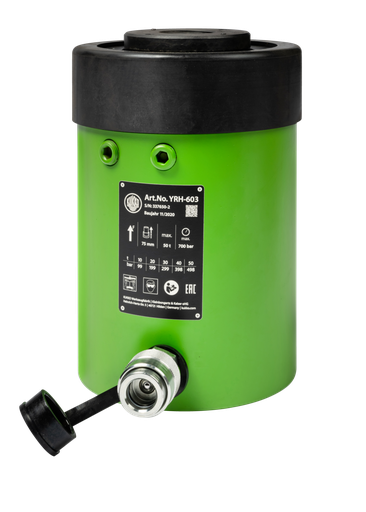 [KKO_YRH-603] KUKKO YRH-603 Hydraulic hollow piston cylinder with max. {8600} t tension force