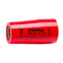 Knipex 3/8" Drive Socket-1000V Insulated 7/16" (98 37 7/16")