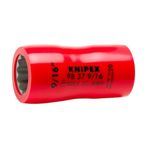 [KPX_98 37 9/16"] Knipex N/A Hex Socket, 3/8"-1000V Insulated 9/16"