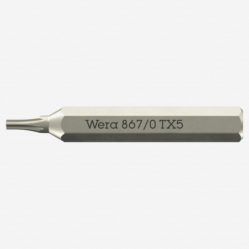 [WER_05058102001] Wera 05058102001 867 Micro Bits TX 4 X 30mm
