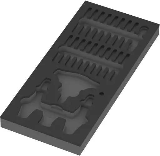 [WER_05137352001] Wera 05137352001 9852 Foam Insert KK ratchet functionality Set 1, empty