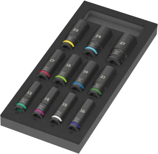 [WER_05150115001] Wera 05150115001 9725 Foam Insert 8790 C Impaktor Deep Set 1