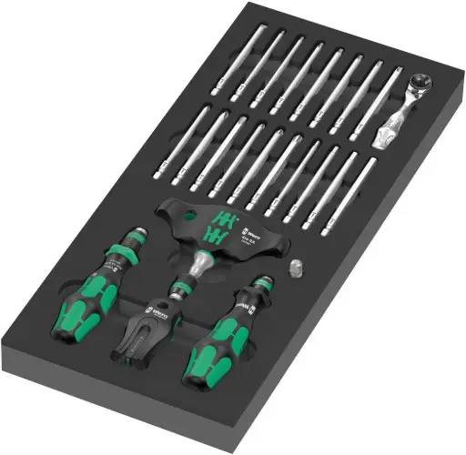 [WER_05150152001] Wera 05150152001 9752 Foam Insert KK ratchet functionality Set 1
