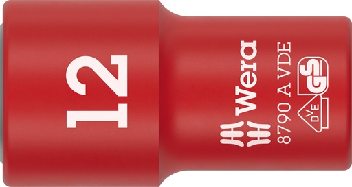 [WER_05005938001] Wera 05005938001 8790 A VDE Zyklop Socket 1/4" - 12mm