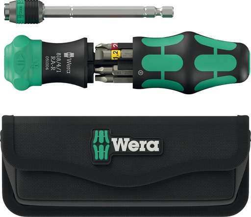 [WER_05051516001] Wera 05051516001 Kraftform Kompakt 26 RA-R With Textile Pouch
