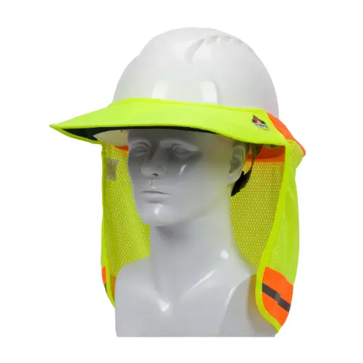 [PIP_396801FR] PIP EZ-Cool® FR Treated Hi-Vis Hard Hat Visor and Neck Shade 396-801FR