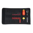 Wiha 28789 11 Piece Insulated TorqueVario-S (10-50 In/lbs) and SlimLine Blade Set