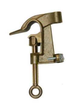 [HFGP-21307] Hastings 21307 Bronze Ground Clamp, Serrated Jaw *5H