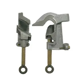 [HFGP-21578] Hastings 21578 1.25" 30° Angle C-Head Aluminum Ground Clamp, Threaded Terminal, Eye Screw