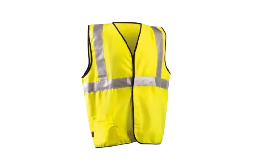 OccuNomix Flame Resistant FR® Single Stripe Solid Vest, 9 Cal/CAT2/Class 2