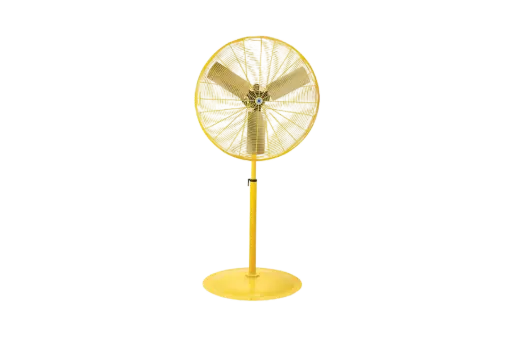 [ETI_6424] 24" Oscillating Pedestal Fan, 1/2 HP, Green