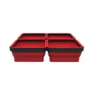 E-Z Red Quad Expandable Magnetic Parts Tray (EZTRAYS)